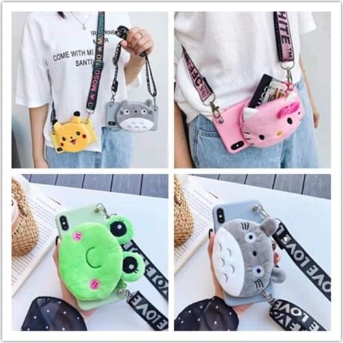 Case For Huawei Mate 30 Lite 20 Pro 10 9 G10 Nova 4 3i 3 2i 2 Plus 6 SE 4G 4G 5 Z 5I 5 P Smart Plus Cartoon Strap Wallet Covers