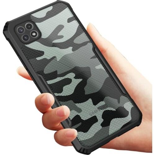 For Samsung Galaxy A22 5G 4G Case Airbag Case Camouflage Acrylic PC+TPU Anti-knock Armor Back Cover For Samsung M32 Rzants