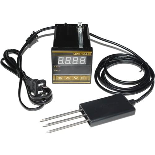 Soil temperature, humidity and moisture controller Soil moisture meter Water content measurement, RS485 communication