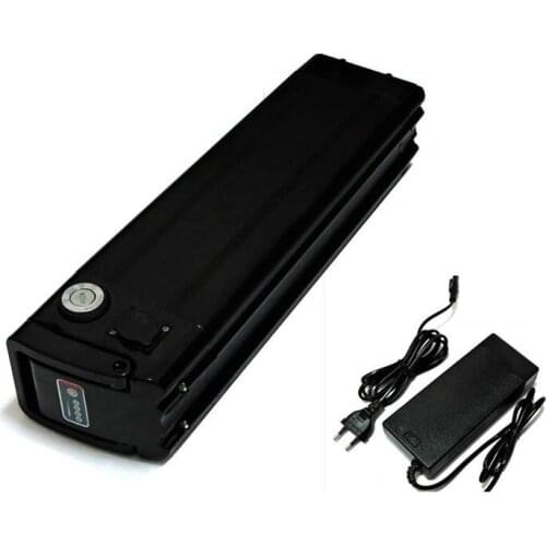 36V 10Ah bottom discharge port Aluminum housing electric bike battery lithium li-ion silver fish ebike battery