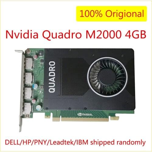 M2000 4GB for Nvidia Quadro GDDR5 PCI-e 4x DisplayPorts Video Graphics Card for Graphic Design Drawing 3D Modeling Rendering