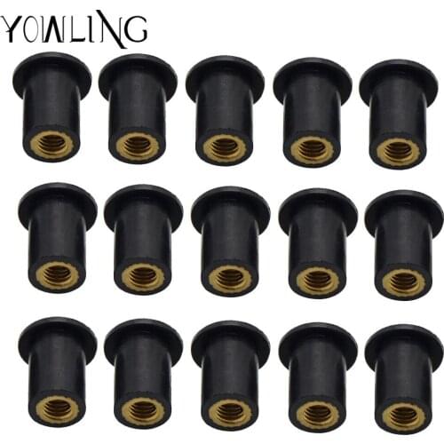 M5 5MM Motorcycle Windscreen Well Nuts Screw Bolt Blind Fastener for Kawasaki HONDA SUZUKI BMW Yamaha R1 R3 R6 MT09 MT07 TMAX530
