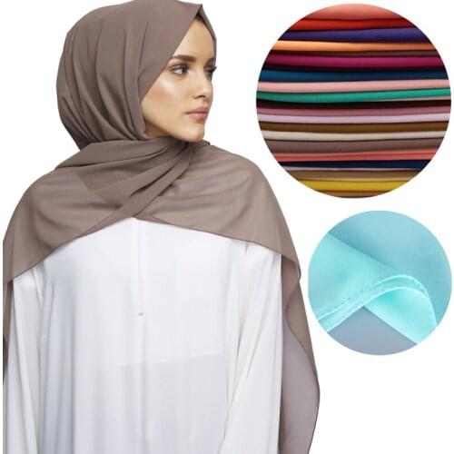 Multicolor Soft Cotton Muslim Fashion Headscarf Jersey Shawl Wrap Scarf Islamic Shawls Women Turban Head Scarves