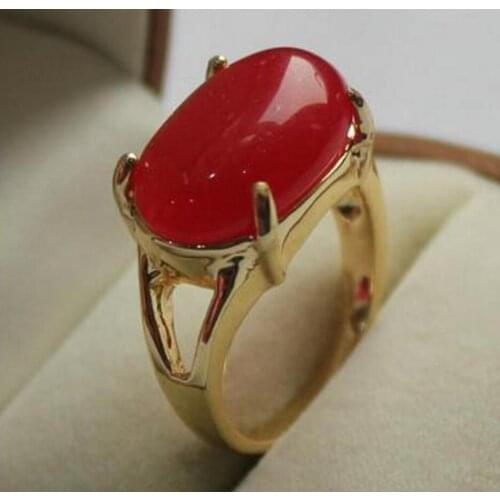 Fashion jewelry wonderful jewelry! ladys noblest RED jade ring (7,8,9#)