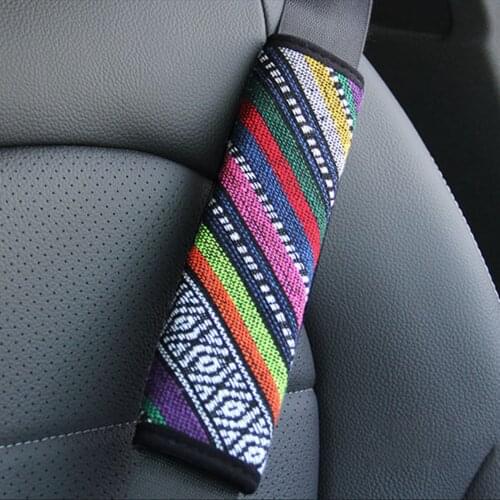 New Car Seat Belt Shoulders Pads Covers Goods Cushion Warm Short Plush Safety Shoulder Protection Auto Interior Accessories