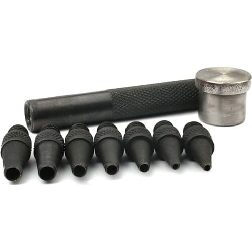 The New 2.0/2.5/3.0/3.5/4.0/4.5/5.0mm Leather Punch Tool Belt Punch Hole Puncher Round Punching for Paper Books Leather Craft