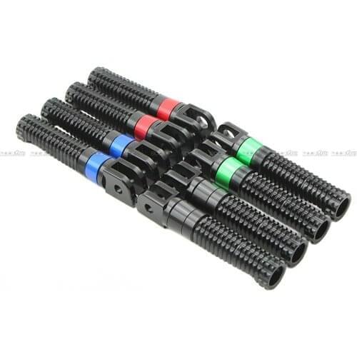 Front Foot Pegs Footrest Adapter For Kawasaki Ninja 1000 650 Z650 Z750/S Z900 Z1000 SX Motorcycle Rider Foot Rest Footpegs Black