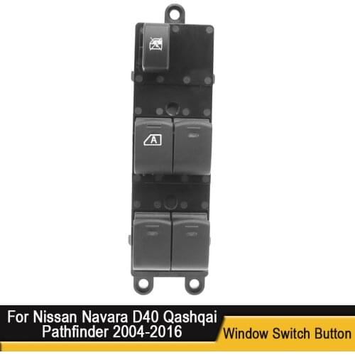 25401-EB30B 25401-JD001 Front Left Master Electric Window Switch Regulator For Nissan Navara D40 Qashqai Pathfinder 2004-2016