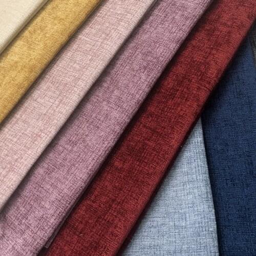 3m/lot Luxury Chenille Sofa Fabric Solid Home Decoration Handicrafts Table Chair Cover Toy Handbag DIY Sewing Accessories