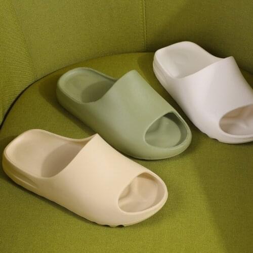 Dropshipping slippers for Men Fashion Summer Solid Color Casual Home Slipper Shoes Eva Non-slip Shoes Bea Slides 2021