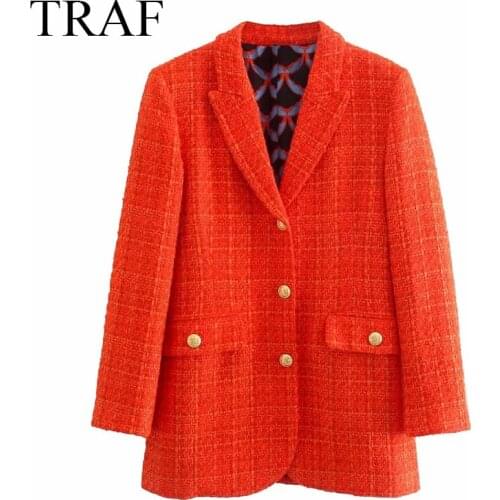 Женские красные куртки TRAF China At AliExpress