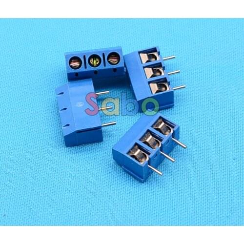 10PCS 5.08-301-3P 301-3P 3 Pin Screw Terminal Block Connector 5mm Pitch