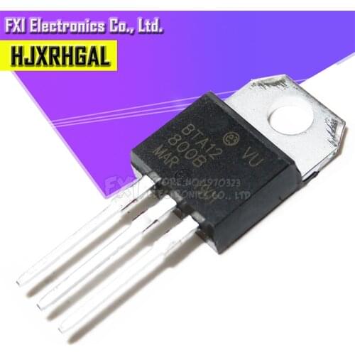 10pcs BTA12-800B BTA12-800 BTA12 Triacs 12 Amp 800 Volt TO-220 100% new original