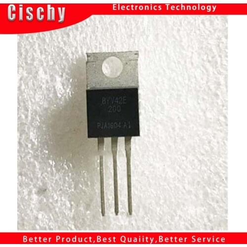 10pcs/lot BYV42E-200 BYV42E TO-220 Free shipping