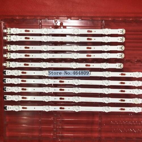 10 PCS LED backlight strip for UE40JU6000K S-5U75-40-FL-R05 S-5U75-40-FL-L04 LM41-00120S LM41-00120R CY-GJ040HGLVDH