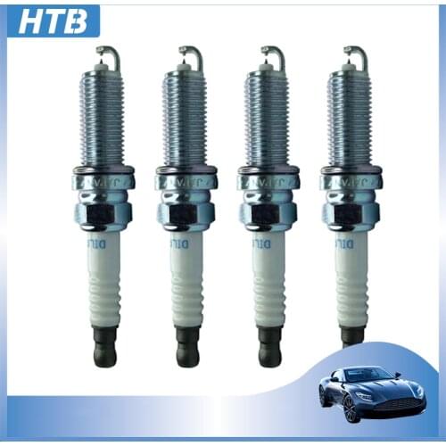 4pcs 22401-JA01B DILKAR6A-11 Dual Iridium Spark Plug For NISSAN ROGUE SENTRA 2.5 ALTIMA TEANA VERSA MICRA DILKAR6A11
