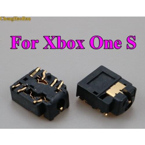 ChengHaoRan 2pcs 5pcs Headphone Jack Plug Port For XBOX ONE S Controller 3.5mm Headset Connector Port Socket for Xbox one slim