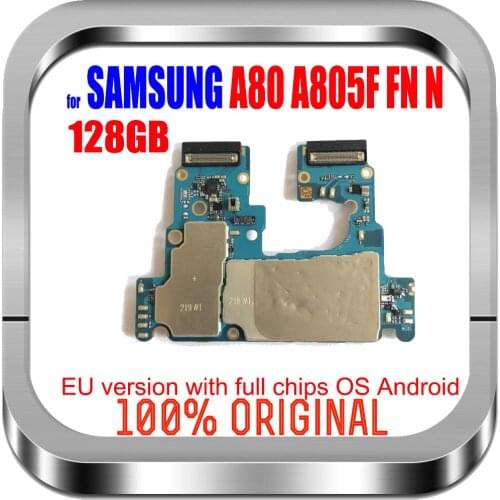 EU Version 128GB For Samsung Galaxy A80 A805F A805DS A850FN Unlocked Logic Circuit Motherboard Plate With Chips MB