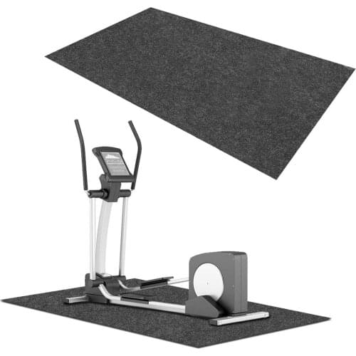 Exercise Mat Fitness Equipment Protective Pads Treadmill Protect Floor Mat Running Machine Shock Absorbing Pad Washed Reusable