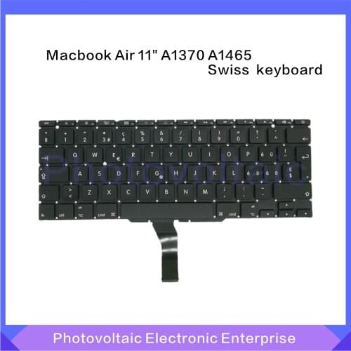 New Replacement Keyboard For Macbook Air A1370 A1465 Switzerland Swiss Standard 2011-2015 Years