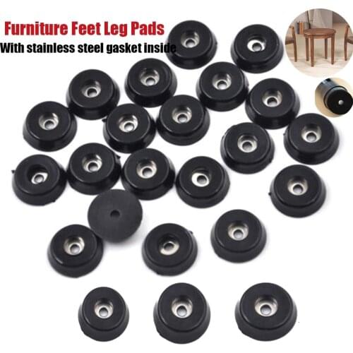 40pcs Furniture Leg Pads Tile Floor Protectors Table Chair pads Rubber pad Anti slip Multi-size Furniture Feet accessories