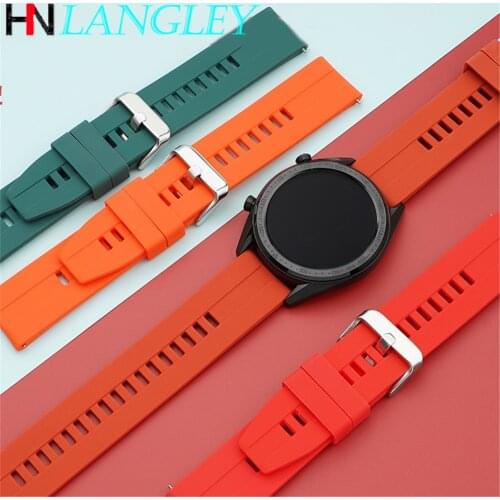 22mm Wrist Straps Band for Huawei Watch GT 42mm 46mm smartwatch Strap for huawei watch GT 2 GT2 46mm Bands Sport belt bracelet