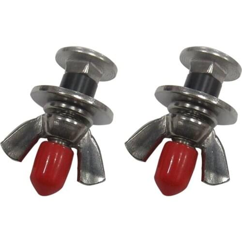 NEW-2Pcs 316 Stainless Steel Diving Screws Butterfly Backplate Wing Nuts for Underwater Scuba Diving BCD Accessories