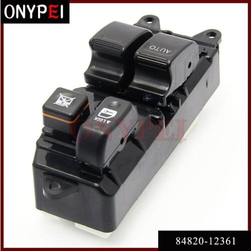 1PCS Front left 84820-12361 Power Window master control Switch 8482012361 for 1997-2002 Toyota E11 84820-12450 84820-52090