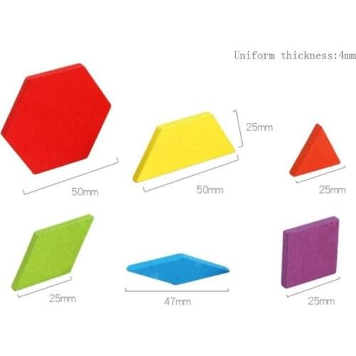 155pcs Wooden Jigsaw Puzzle Colorful Creative Game Brain Training Educational Toys Kids Gifts Learning Developing Toy