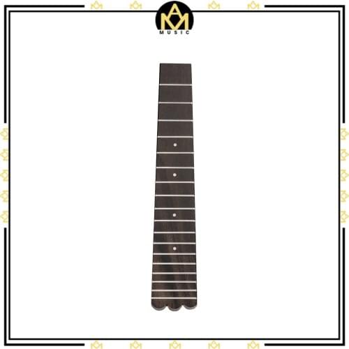 23 Inch Ukulele Fretboard Fingerboard 18 Frets Replacement Rosewood Ukulele Accessory For Ukulele Wave Shape