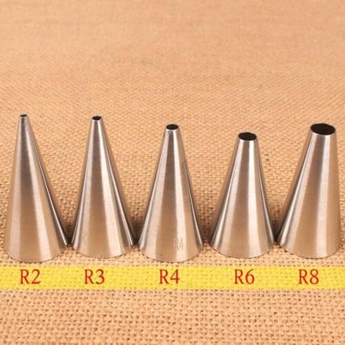 5PCs/set Cookie Pastry Nozzles Cupcake Cookies Icing Piping Tips DIY Cake Decor