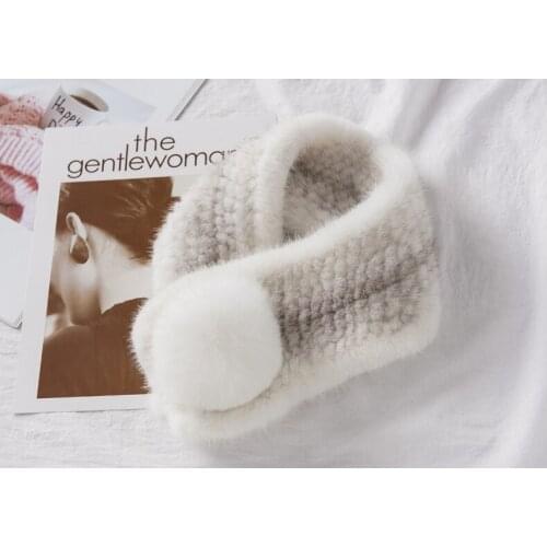 Free Shipping New Genuine Mink Fur Scarf 4 Colors Knitted Fur Shawl Winter Real Mink Fur Poncho Wholesale Retail OEM