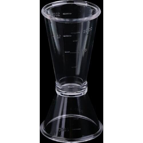 PC Double Jigger Cocktail Measuring Cup Bar Tools Accessories 10/20ml Portable