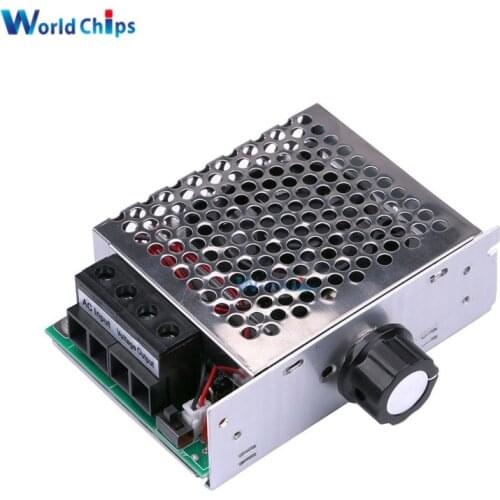 10000W Ultra-High Power AC 110V 220V SCR Motor Control Electronic Regulator Dimming Speed Control With Fan