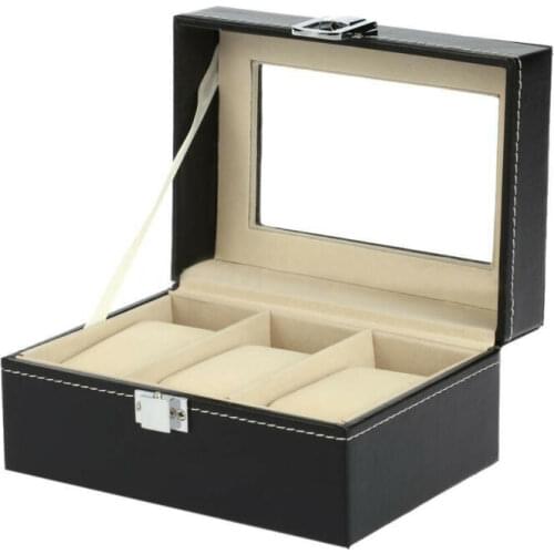 Watch Box Display Case Organizer Cushion Storage Box Wrist Watch Bracelet