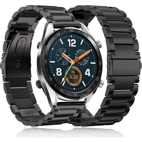 Metal Strap For Huawei Watch GT 2E/GT2 46MM Honor Magic 2 Smart Band Bracelet Stainless Straps For TicWatch Pro Wristband Correa