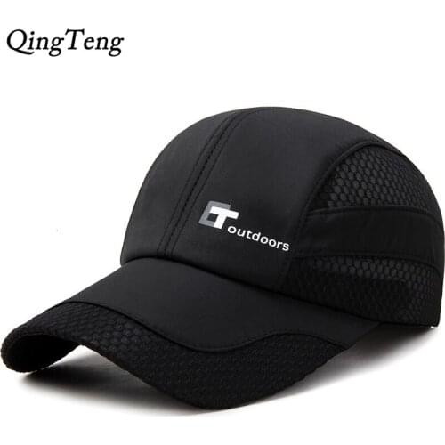 2020 New Fashion Summer Mens Baseball Cap Women Casual Sun Visor Breathable Quick Drying Dad Hat Sport Snapback Caps