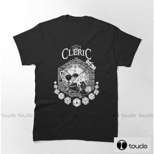 New Rpg Class Series Cleric White Version Tshirt New Harajuku Streetwear Unisex Boyfriend Gift Men Tshirt Funny T Shirts