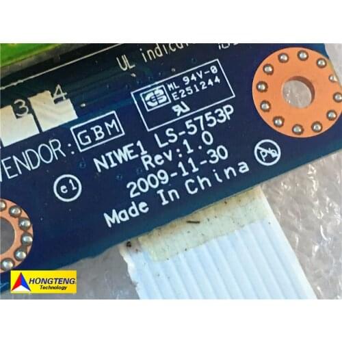 Original LS-5753P for Lenovo G560 sound card cardreader board 100% TESED OK