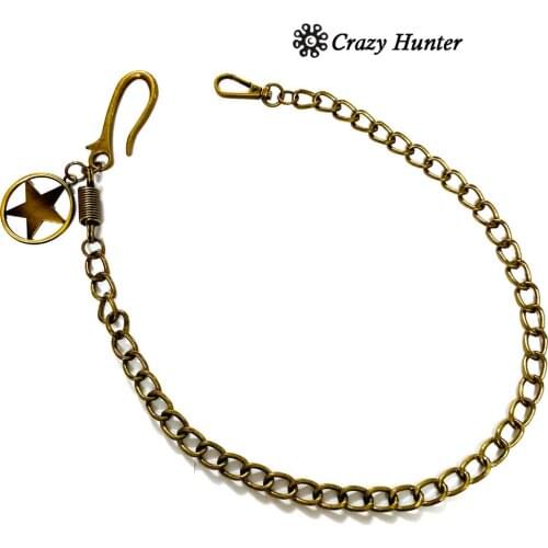 Punk Metal Wallet chain Claw Charm Long Keychain Hip Hop Pants Chain