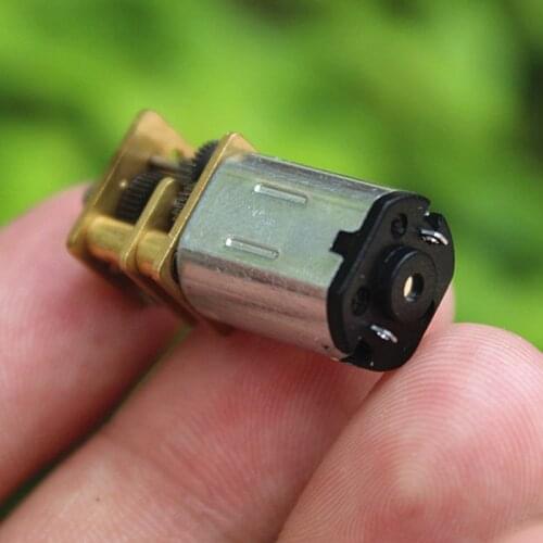 Precision N20 Gear Motor Mini Full Metal Gear Reducer DC3V 3.7V 5V 6V DC Motor Speed Reduction 55-110 rpm Shaft Diameter 3mm
