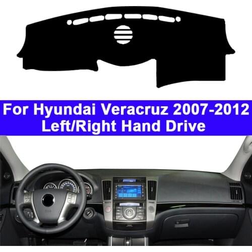 Car Dashboard Cover DashMat Carpet For Hyundai Veracruz 2007 2008 2009 2010 2011 2012 Cape RHD LHD Sun-Shade Console Protector