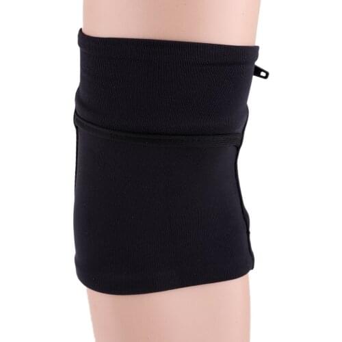 Unisex Zipper Cycling Gym Tennis Sports Wristband Sweatband Wallet