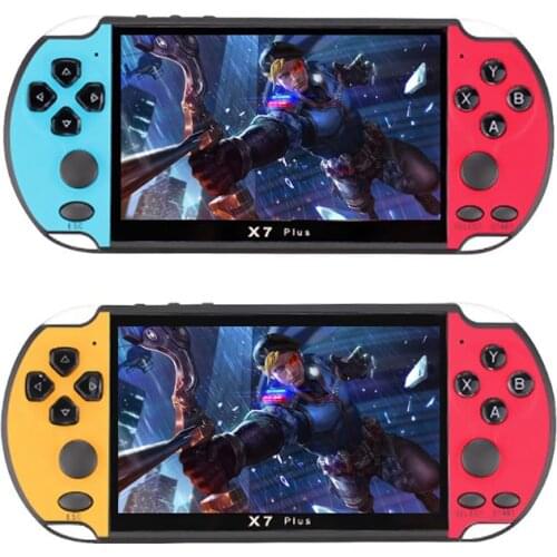 COOLBABY X7 Plus 5.1 inch Handheld Game Console 8GB Game Player Built-in 200 Games Nostalgic Retro Birthday Gifts for Child