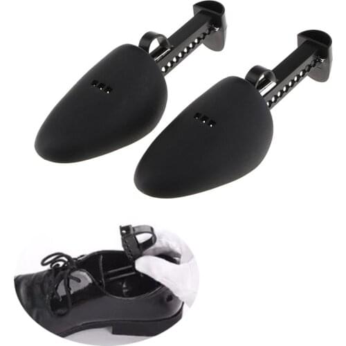 1 Pair Adjustable Length Shoe Tree Stretcher Boot Holder Shaper Support Shoe Stretcher and Foot Scrub Collar Stays for Women&Men