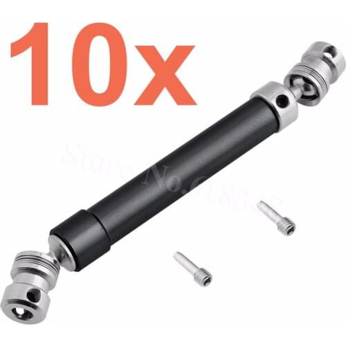10Pcs/Lot Duty 110-160mm Aluminum Metal Drive Shaft Rear for 1/10 RC Traxxas TRX-4 Crawler Truck 8250 Hop Up Parts