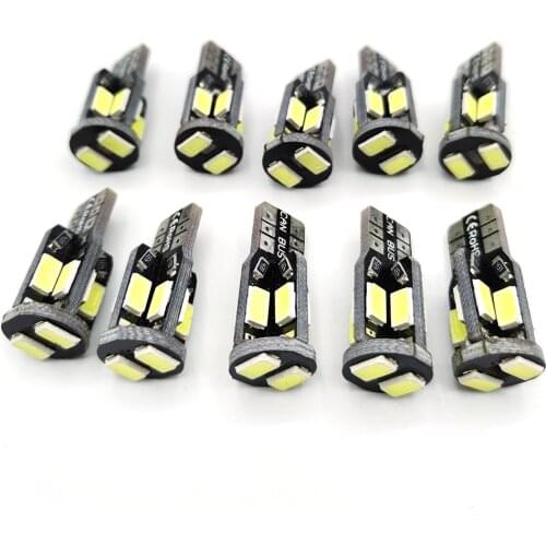 10 Pcs T10 Led Car Interior Bulb Canbus For VW Golf Polo Passat Scirocco Tiguan for Skoda Octavia Seat