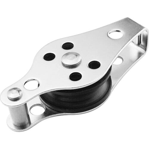 2pcs Stainless Steel Pulley Block for Wire Rope - Replacement Boat Pulley Hardwares