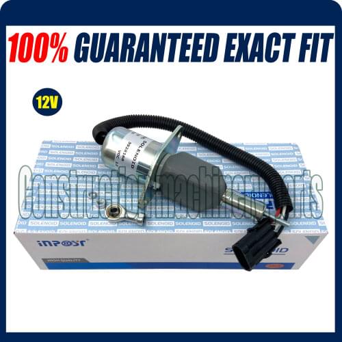 NEW 12 VOLT 6B 5.9L ENGINE SHUT DOWN SOLENOID 3928160, 3958160, SA-4293-12, SA-4978-12