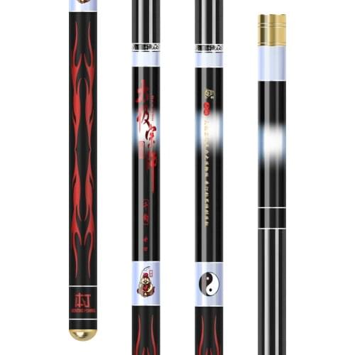 5.4m-8.1m Taiwan Fishing Rod Carbon Telescopic Fishing Olta Ultra Light Hard Carp Fish Peche Feeder Spinning Stick Vara De Pesca